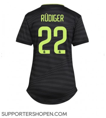 Real Madrid Antonio Rudiger #22 Tredje Matchtröja Dam 2022-23 Kortärmad
